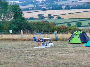 Backpacker/bivy tent. fire-pits for hire if your travelling light.