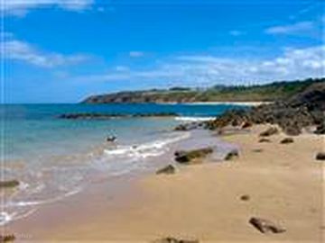 The beach