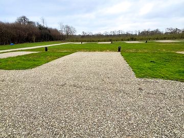 Gravel and hardstanding pitches