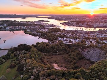 Ariel view of the quarry