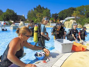 There are many activities at the site