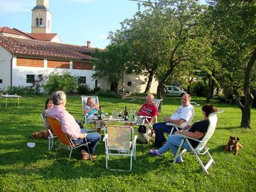 Relax with friends and family