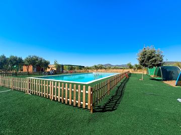 Swimming pool with views