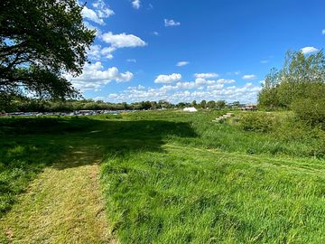 Take the paths through the meadow