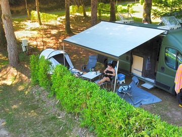 A pitch in the shade
