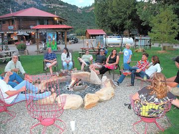 Getting together for a social evening