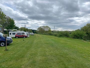 View from end pitch