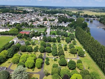Aerial view of the site