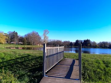 Bridge to the lake