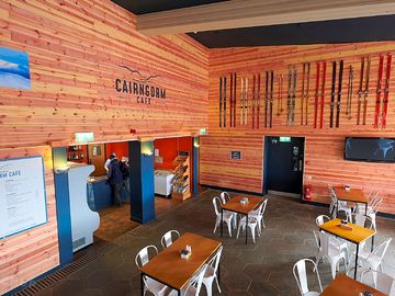 Cairngorm café at the cairngorm mountain resort