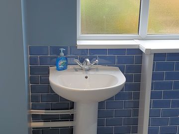 New unisex washroom and toilet