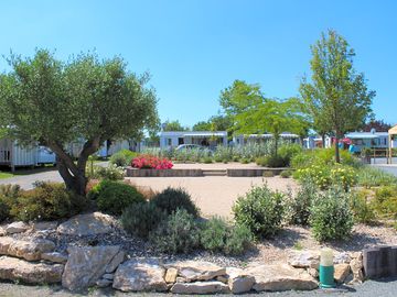 Well-kept gardens