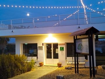 Recepción y terraza