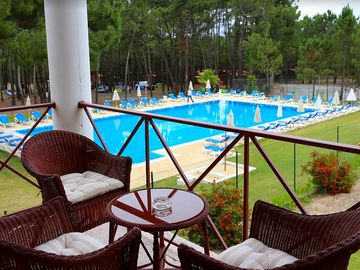 Bar and swimming pool