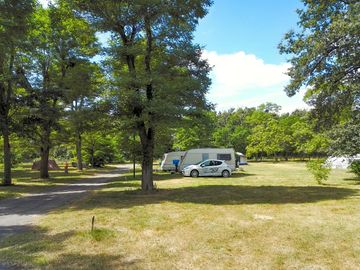 Sunny weather at the site