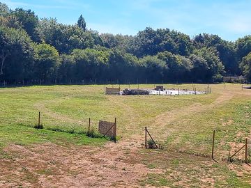 View of the camping field