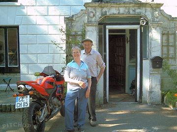 The proprietors bob and hilary.