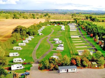 Aerial view of site