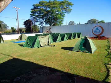 Spacious grassy pitches