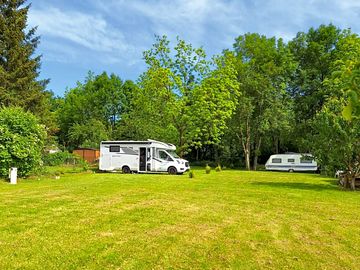 Grass touring pitches