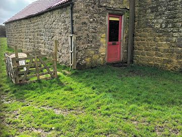 Entrance to barn