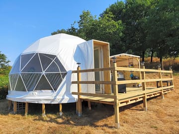 Outside View of the Geodesic Dome