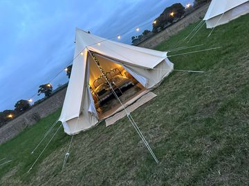 The opening of our luxury bell tents
