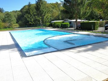 The site's swimming pool