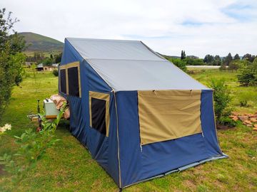 Grass stand with views