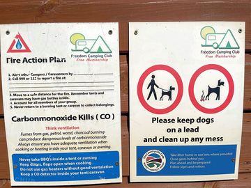 Dogs welcome