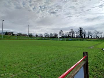 View of the football pitch