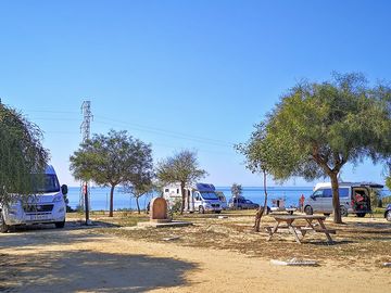 Pitches and picnic area