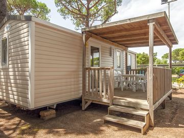 Lodge with private patio