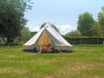 Bell tent exterior