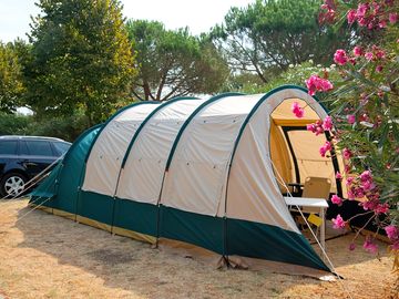 Spacious camping pitches