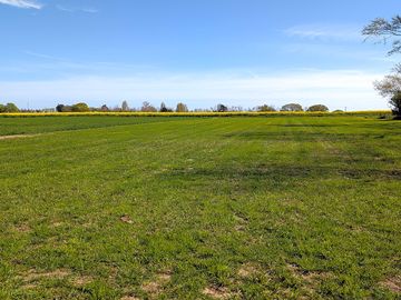 View of the camping field