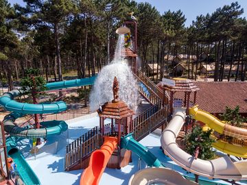 Slides at the waterpark
