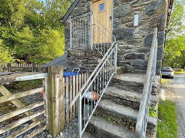 Converted barn shower and toilet facility