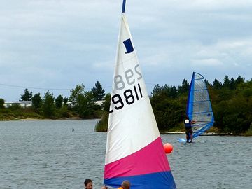 Sailing on the lake