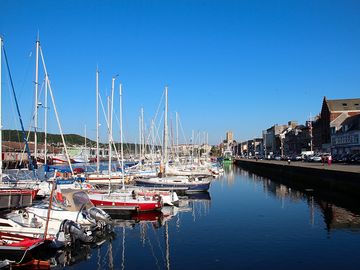 Fécamp harbour, 10 minutes away by car