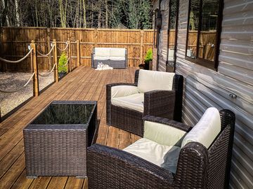 Lovely outside seating area