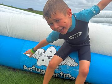 Slip and slide!