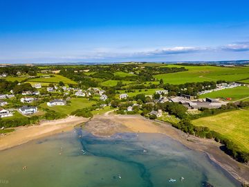 Aerial view of Porthilly beach (added by manager 01 Jul 2021)