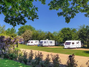 Sun shining over the touring pitches (added by manager 02 Aug 2022)