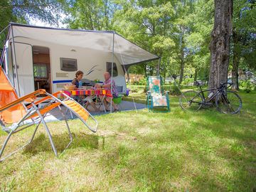 View of the tent and touring pitch (added by manager 25 May 2016)