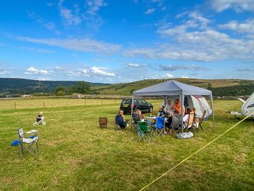 Gazebos allowed on each pitch