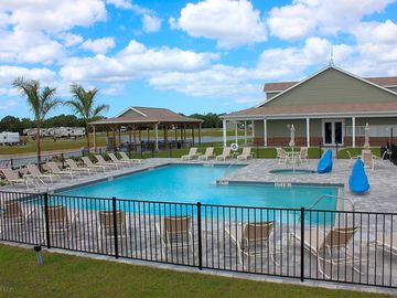 Heated pool and spa