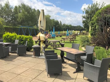 Garden and play area at the pub (added by manager 17 Jan 2020)
