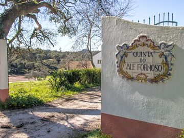 The site's entrance