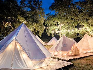 Bell tent area